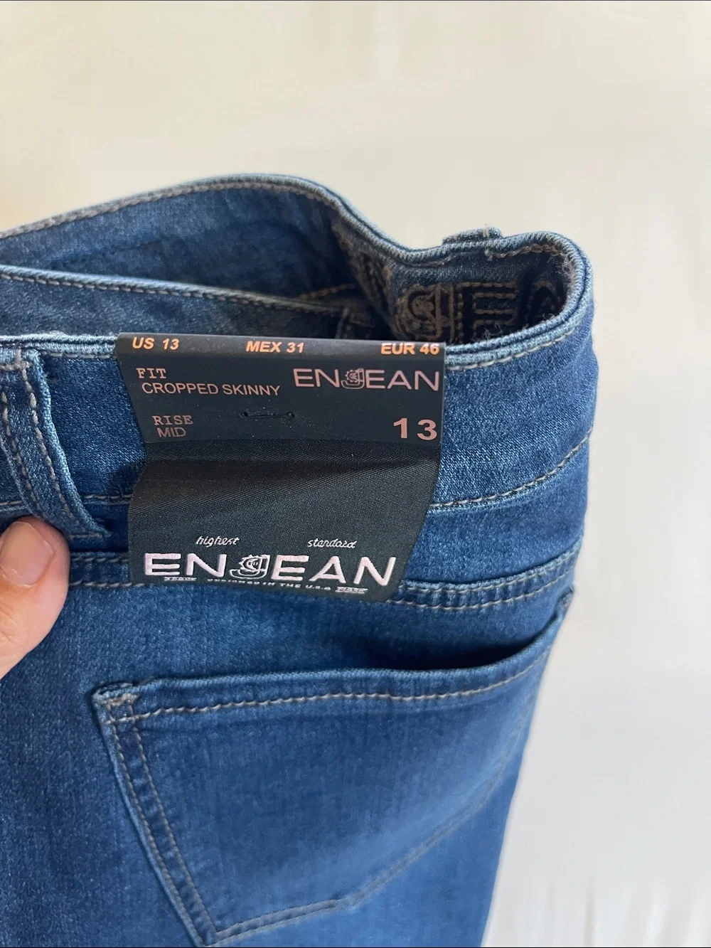 Dark‎ Blue Women's Straight Jeans - Unbranded